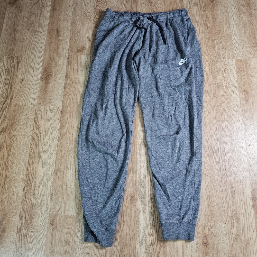 Nike Joggers Mens Medium Gray Club Fleece Sweatpants Athletic‎ 1127